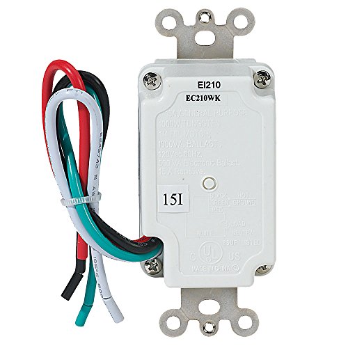 Intermatic EC210WK 10/20/30/60 Minute Countdown Timer, White