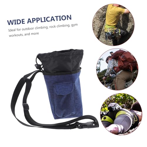 Chalk Bag for Rock Climbing - Chalk Holder with Waist Belt for Gym Bouldering and Outdoor Climbing Activities