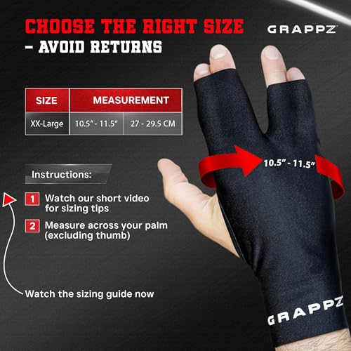 Finger Support Athletic Compression Gloves, Splint Alternative, Unisex XXL | Athletic Buddy Tape & Trigger Finger Sleeve & Brace, Arthritis Pain Relief & Joint Stabilizer for All Sports - size: XX-Large, style: Original Glove