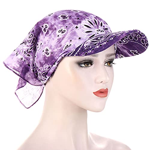 Women Printing Sun Cap Head Hat Hut 33 Hat Racks for Baseball Caps Wall Mounted - color: Purple+coffee+grey