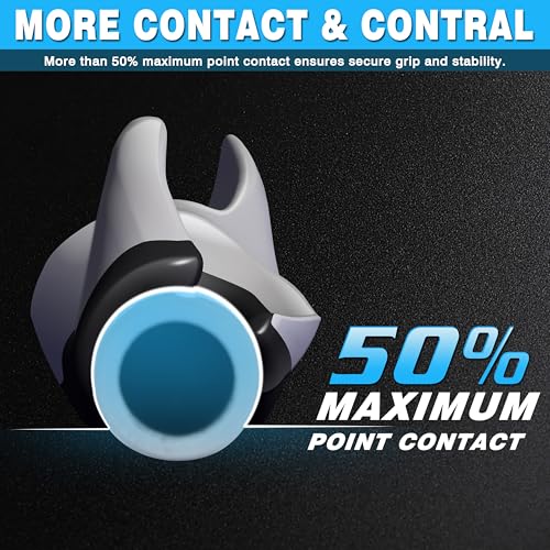 CHAMPKEY Professional Golf Grip Trainer - Perfect Golf Training Aid for Stable Swing and Proper Hand Positioning and Grip-Enhance Grip Strength and Precision (Gray, Jumbo)