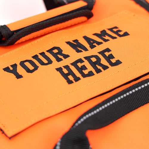 Lightning X Customizable Large EMT Medic First Responder EMS Trauma Jump Bag w/Embroidered Name - Orange - color: Orange