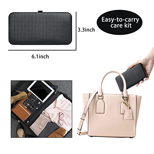 Cater Manicure Nail Clippers Pedicure Set - Stainless Steel Manicure, Professional Grooming Kit, Nail Care Tools with Luxurious Travel Case (18pcs-Black) - color: 18pcs-black