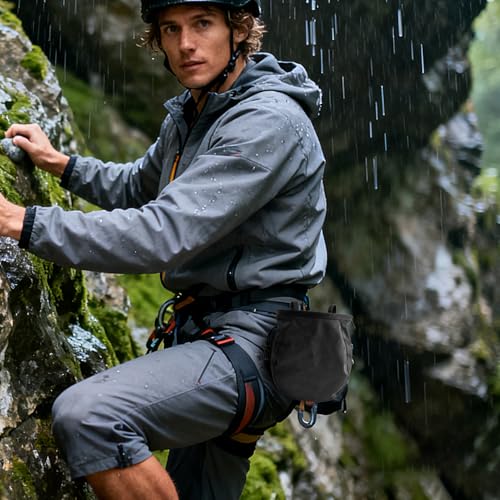 Climbing Chalk Bag Lightweight Leakproof Adjustable Pouch | Outdoor Bouldering Chalk Pouch for Outdoor Weight Lifting Training Mountaineering Climber Athlete Instructor