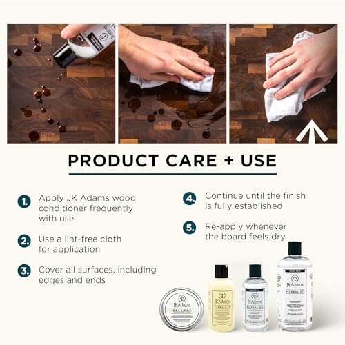 J.K. Adams Maple Artisan Plank Serving Board with Handle, 20" x 6" | Wood Charcuterie & Cheese Board, Wooden Tray for Food Prep and Presentation - size: 20"L x 6"W