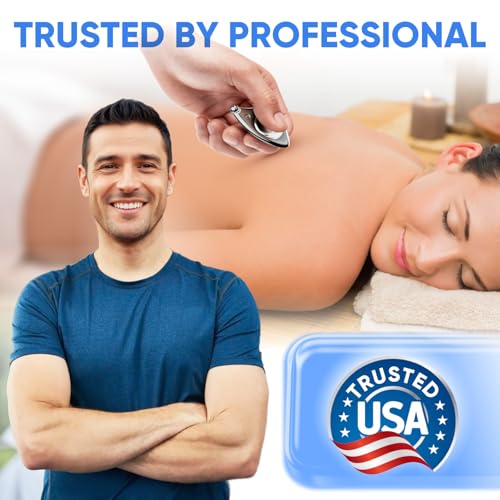 Myofascial Releaser Compact Muscle Scraper Tool – 304 Stainless Steel Portable IASTM & Gua Sha Scraping Instrument with Ergonomic Grip for Manual Bodywork and Massage Techniques - color: Micro Tool