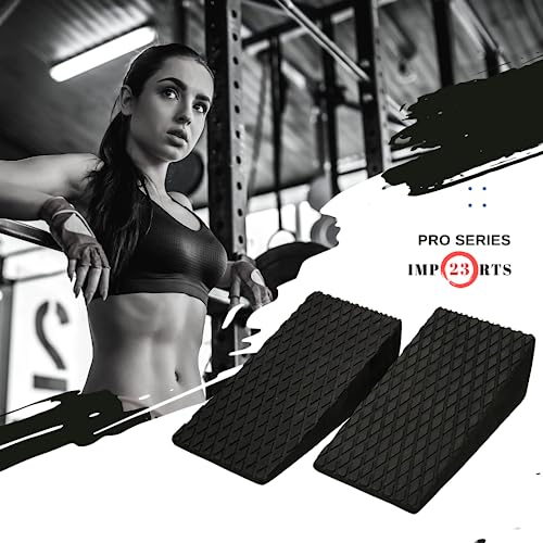 NEW High-Quality EVA Foam Squat Wedge Blocks Lightweight Squat Wedge Block For Yoga, Calf Stretching, Weight Lifting Slant Board Gym Wedges For Heel Elevated Squats 40% Stronger Odorless