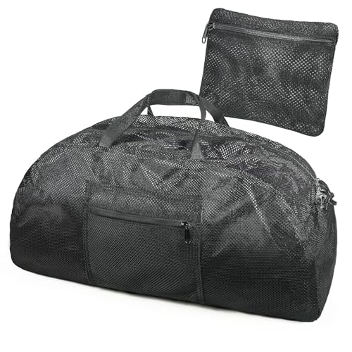 Tactical Mesh Luggage bag,50L Foldable duffel Pack | Large Capacity Range Bag For Hunting Shooting Travel Climbing Sports Gym
