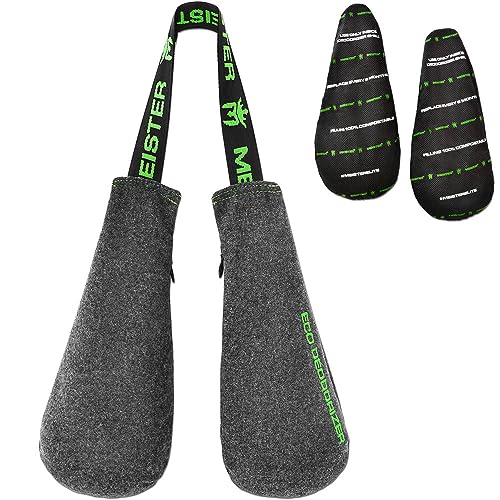 Meister Glove & Shoe Eco Deodorizer + Refill - 1-Year Supply | Washable shell and replaceable scented refills absorb moisture and odor for boxing & sports gloves, shoes and bags - style: lavender