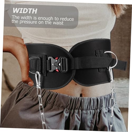 Fitness Weighted Dip Belt Chain for Weightlifting Pull- and Muscle Strengthening for Weightlifting Back Support and Fitness Activities