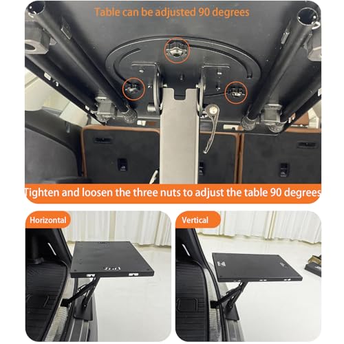 ITrims Storage Molle Panel Modular for Vehicle SUV Car Accessories Interior Trunk Organizer Rear Cargo Rack Basket Shelf Luggage Storage Carrier Hanging Boards Camping Table (A) - style: A
