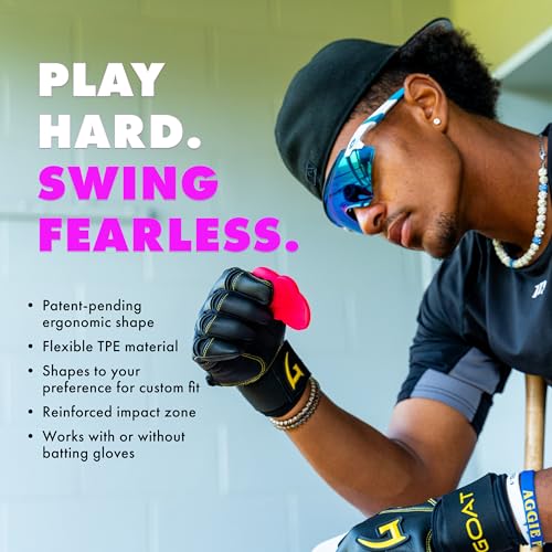 Baseball Thumb Guard, Batters Batting Grip, Finger Guard, Accessory, Batting Protection, Reduce Bat Sting, Hitter, Tool, Bat, Hitting Accessory - color: Neon Green