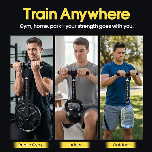 Forearm Strengthener & Hand Grip Strengthener with Portable Bag – Wrist Roller, Forearm Exerciser, Forearm Roller, Wrist Trainer for Grip & Arm Workout - Includes Portable Bag