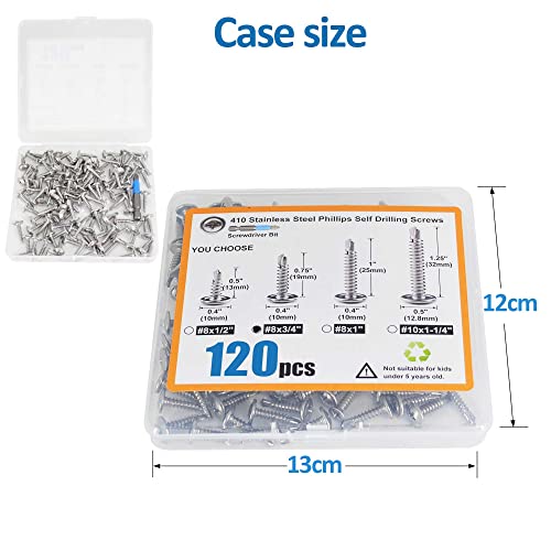 Sheet Metal Screws，Truss #8x3/4‘’（120） | Metal Fastener - color: Truss #8x3/4‘’（120）
