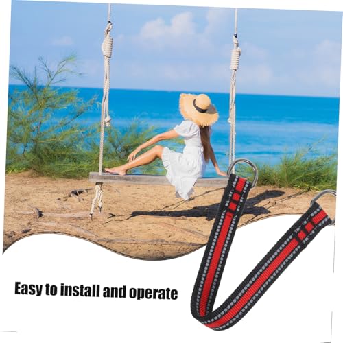 2pcs Heavy Duty Strap Kit Safety Straps for Outdoor Hammock Aerial Fitness Equipment Metal Buckle Adjustable