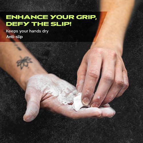 Rage Fitness Gym Chalk | Magnesium Carbonate Athletic Chalk for Excellent Grip - Gym Workout Grip Chalk for Weightlifting & Gymnastics.