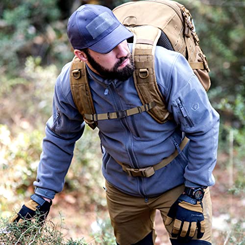 Wisdompro Backpack Chest Strap, Heavy Duty Backpack Sternum Strap Add on | Adjustable Nylon Chest Belt Replacement with Quick Release Buckle, for Travel, Hiking, Camping and Jogging - with Slide Locks - color: Khaki