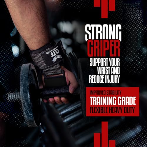 Weight Lifting Hooks Lifting Heavy Duty Deadlift Wrist Straps Men and Women Pull Ups Powerlifting and Gym Workouts grips - color: Black/Iron-Hooks, size: Iron-Hooks