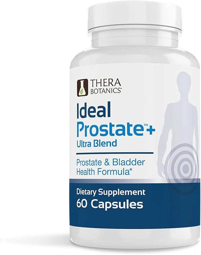Advanced Men's Prostate Support by Ideal Prostate Plus Ultra with Reishi Mushroom, Saw Palmetto, Lycopene and More for Natural Relief