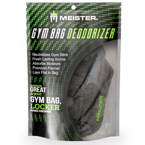 Meister Gym Bag & Locker Deodorizer - Absorbs Stink & Leaves Fresh | Eliminates odors and moisture for 6+ months, highly absorbent w/ natural scents, crown design fits in bags, drawers and more - style: Cedar