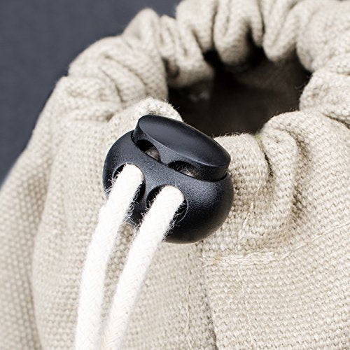 DYZD Plastic Cord Lock End Toggle Double Hole Spring Stopper Fastener Slider Toggles End (Black,10 PCS) - color: Black