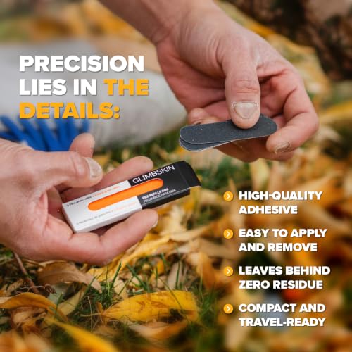 Climbskin Replacement Sand Papers - Includes 10 Premium Adhesive Replacements for Climbskin Aluminum Skin File - 5 Coarse and 5 Fine Sand Paper Refills