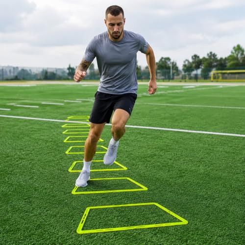 Agility Training Rings, for Footwork Speed Training, Workout Rings with Carrying Bag