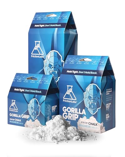 Friction Labs Premium Loose Climbing Chalk | High-Performance Hand Chalk with Superior Grip for Bouldering, Climbing, Long Lasting & Skin Friendly Powdered Chalk - size: 12 oz/340 g - Loose Chalk, style: Chunky Texture - Gorilla Grip