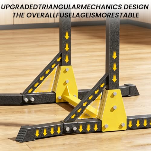 Pull Up Bar Free Standing Portable Pull Up Stand, 11 Gears Height Adjustable, 400 LBS Capacity, Outdoor Pullup Bar Station for Home Gym, Black