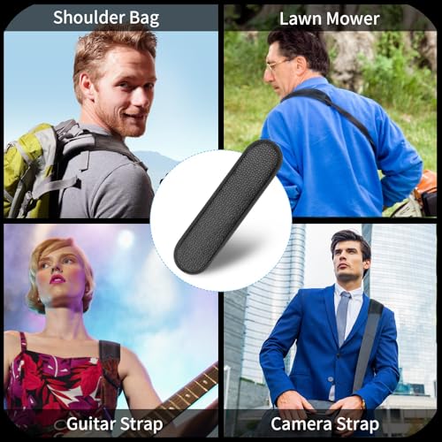 FIEIL 2 Pack Breathable Universal Strap Pads, Silica Gel Guitar Strap Pads, Help Relieve Shoulder Pain (Anti-Slip Texture) - size: 2 Pack Silicone Particles