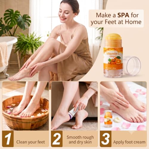 Electric Callus Remover for Feet, Rechargable Foot File | 3 Speeds Foot Callus Remover, Waterproof Pedicure Kit with Foot Cream, Professional Feet Care for Dead, Hard Cracked Dry Skin - color: White
