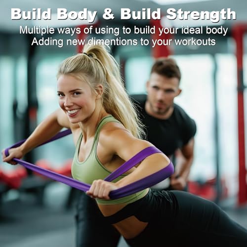 Pull Up Assistance Bands,5-Level Resistance Bands Set,Exercise Bands,Pull Up Bands for Full-Body Training, Fitness, Physical Therapy, Stretch Workout Bands at Home, Gym.