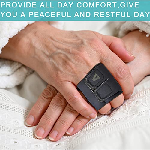 Finger Splint Wraps Reusable Finger Buddy Tape Adjustable Finger Brace Trigger Finger Splints Mallet Finger Support Compression Finger Sleeves for Arthritis Pain Relief, Sport Injury - L - size: Large, style: Buddy