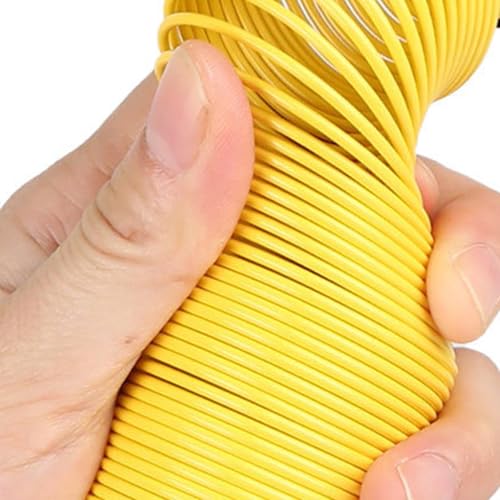 Grip Strength Trainer Hand Spring Strengthener | Spring Grip Training Tool for Home Gym Office Athletic Practice Workout Climbing - color: Yellow