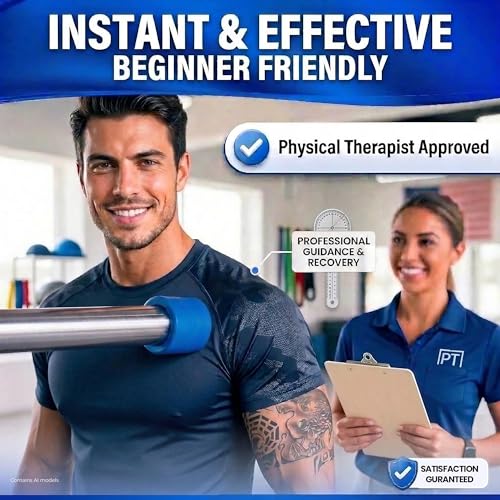 Muscle Trigger Silicone Barbell-Mounted Trigger Point Massage Tool | Back, Neck, Shoulders, Feet, Plantar Fasciitis Relief, Myofascial Release, Deep Tissue Muscle Recovery, Home and Gym - color: Pair