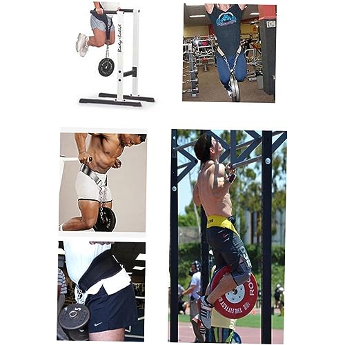 Powerlifting Dip Belt Steel Chain Clip Dipping Power Belt Weight Training Bodybuilding Gear