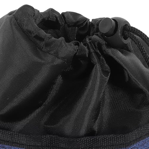 Operitacx Climbing Chalk Bag for Rock Climbing and Gymnastics with Waist Belt, Anti-Slip Chalk Pouch in Dark Blue for Outdoor Bouldering and Mountaineering