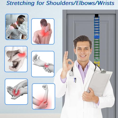 Shoulder Pain Relief Wooden Finger Ladder, Physical Therapy Equipment for Shoulders, Hand Therapy Ladder for Rehabilitation, Fingers, and Joints, Ideal for Chronic Muscle Pain Recovery （2.0 Version）