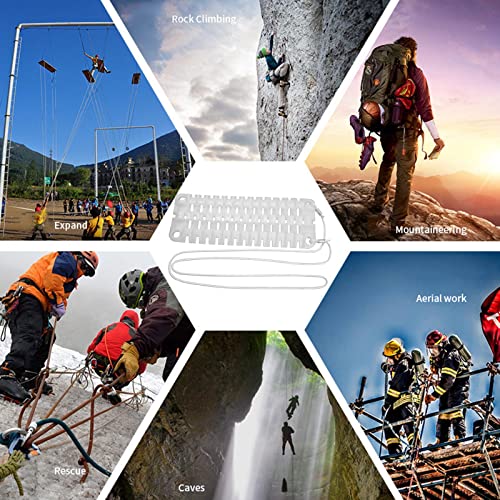 Foldable Rock Climbing Mountaineering Abseiling Arborist Double Rope Edge