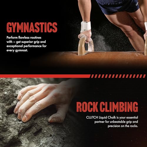 STYK Vaulter Magazine - Enhanced Liquid Chalk, No Mess, Work Out Chalk, Grip Boost, for Weightlifting, Gymnastics, Rock Climbing, Bodybuilding, Pole Vault, Crossfit, and More, Liquid Hand Chalk - style: 60ml Scented