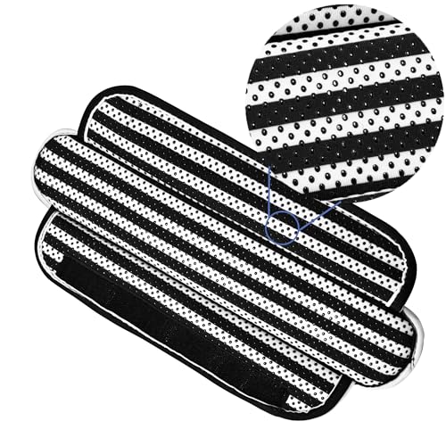 ZINZ Ultra Thick & Breathable Universal Shoulder Pad Cushion for Bag - Long & Comfort - color: Black&white