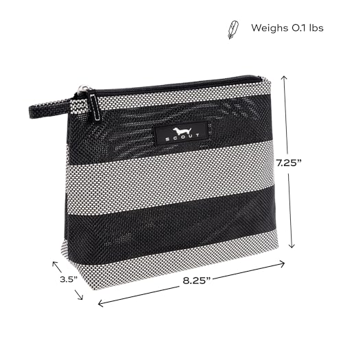 SCOUT Go Getter Pouch- Water-Resistant, Toiletry Bag - Playa Pink | Features a convenient finger loop and zips closed. Folds flat, and easily wipes clean. Perfect for the beach and pool - color: Playa Pink