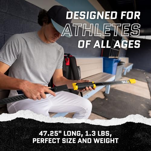 SKLZ Shoulder Bow Dynamic Resistance Training Tool with Fiberglass Blades for Shoulder Stability and Strength – Ergonomic Handle, Portable 3-Piece Design for Easy Transport – Includes Training Guide