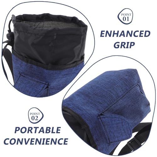Bouldering Chalk Bag with Waist Belt Anti-Slip Gymnastics Chalk Holder for Rock Climbing and Outdoor Mountaineering