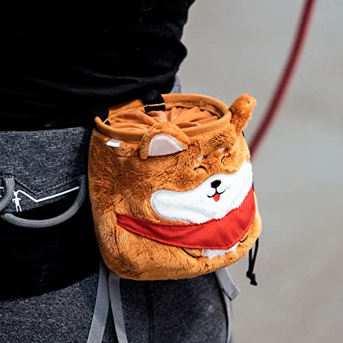 YY Vertical Rock Climbing Chalk Bags - style: Dog (Shiba)