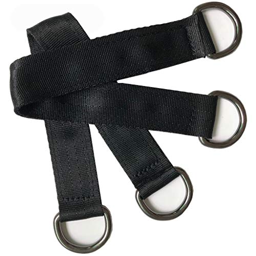 Tree Swing Straps, 25cm / 9.8inches Heavy Duty Hanging Kit Holds 440 lbs Perfect for Swing Seat, Hammock, Plank - color: 25cm straps
