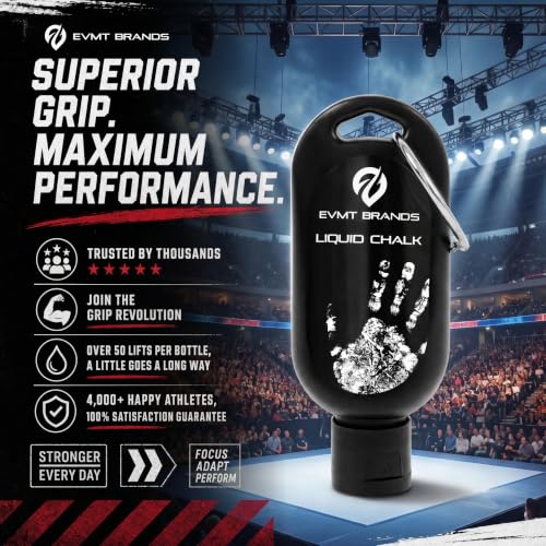 Liquid Chalk, Mess Free Gym Chalk for Weightlifting, Gymnastics, Rock Climbing, Dancing. Sweat Resistant and Long Lasting for Stronger Grip. - color: A2-4pk Cl