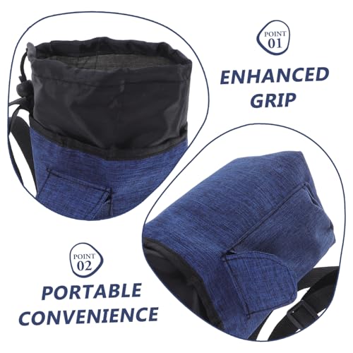 Chalk Bag for Rock Climbing - Chalk Holder with Waist Belt for Gym Bouldering and Outdoor Climbing Activities