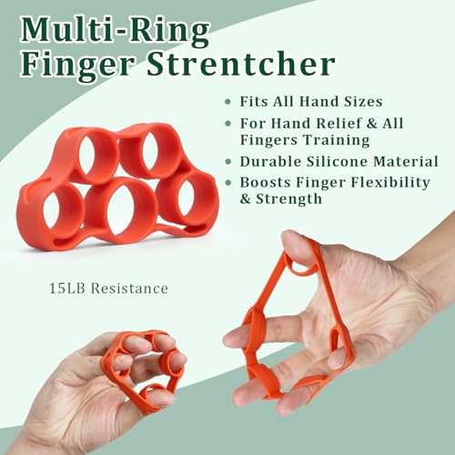 Grip Strength Trainer Kit Adjustable 10-132Lbs Hand Exerciser Counter | Forearm Strengthener, Finger Stretcher, Stress Ball and Bag for Grip Recovery, Wrist Training, Rehab, Climbers and Musicians - color: Green