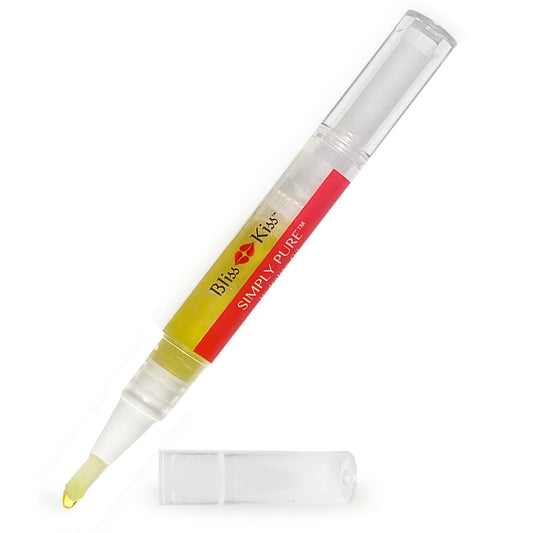Bliss Kiss | 1 Crisp Fragrance | Nail Oil Cuticle Pen w/Vitamin E & Jojoba?Nail Strengthener Nail Growth Treatment for Brittle P